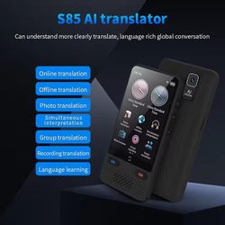 Språk Translator Enhet S85 med 138 språk Voice Oversette Offline Som vist