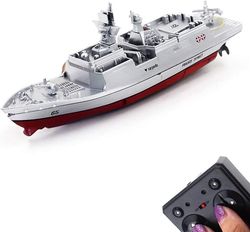 Laivamalli Kaukosäädin Vene Lelu Pikavene Sähkövesi Lasten syntymäpäivä (hopea)