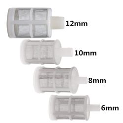 Nedsænket vandpumpe net filter haven mikro kunstvanding vandpumpe beskytte slange mesh filter vand ren skærm net filter 12mm
