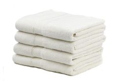 Yunshu Premium bomuld tykke badehåndklæder - naturligt, ultraabsorberende og miljøvenligt voksen badehåndklæde Hvid 80*161cm