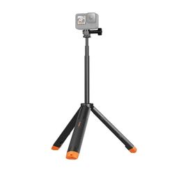 TELESIN urheilukamera kelluva selfie stick jalustajalusta max. 61cm / 24inch Pidennettävä pituus 200g musta