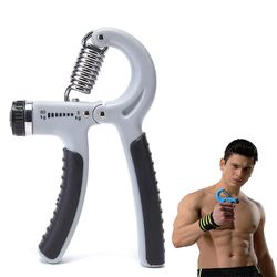 Griber Fitness Hånd Exerciser Grip Håndled Training Øge styrke foråret finger knivspids karpal expander Hvid
