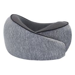 U-muotoinen tyyny Memory Foam Paksu joustava matkaniskatyyny taitettava kivunlievitys leukakääreen tuki Pitkän lennon niskatuki toimiston päiväunit...