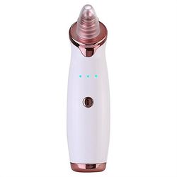 Elektrisk Blackhead Remover Diamond Dermabrasion Facial Pore Vacuum Sugeugugor Face Deep Udrensning hvid
