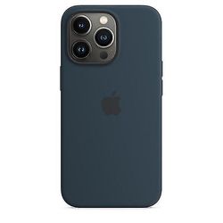 Silikon telefonfodral för Iphone 13 Pro 13pro Avgrunden blå