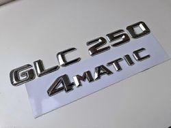Glc250 4matic hopea kromi kirjain numero takatavaratilan merkki tunnus Mercedes Boris
