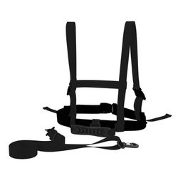 Lasten hiihtovaljaat Hiihtoolkavaljaat Luisteluharjoittelu Turvahihnat kahvalla irrotettava talutushihna lapsille aloittelijoille musta