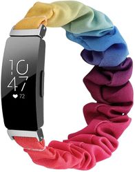 Grape Pp Scrunchies kompatibel med Fitbit Inspire 2 stropper