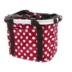 Polkupyörän taittokori Alumiiniseos Maastopyörä Etulaukku Lisävarusteet Punainen