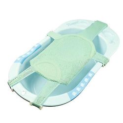 Baby badekar Mat Spædbarn Bruser Support Cushion Net grøn