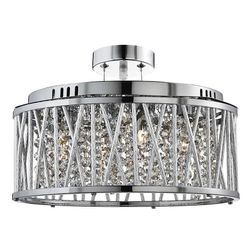 Searchlight Lighting Elise 5 Light Ceiling Vedhæng Krom med krystaller, G9