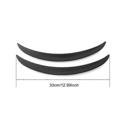 Auton yleismallin pyöränkaaren lokasuojan äänitorven suojus, lokasuojan suojahuuli naarmuuntumisenestolista, yleinen hiilikuituinen ulkonäkö 33cm