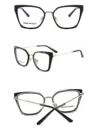 Cat-eye Briller Anti-blå Lys Flad Linse, Optisk Briller Frame, Anti-eye træthed og Ultraviolet