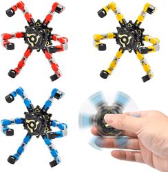 AIR Fidget Spinners Legetøj med transformable Chain Mekanisk Spiral Twister (3 Pack) 3pcs