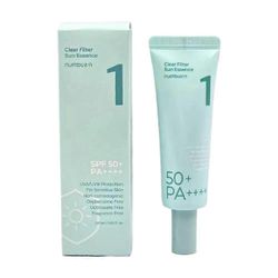 Numbuzin No. 1 Clear Filter Sun Essence 50ml SPF50+ PA++++ K Beauty UUSI 1pc