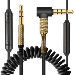 Korvaava äänikaapeli Marshall Major II -näytön MID-kuulokejohdolle, jossa on Musta