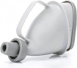 Linkrunning Camping Bærbart toilet urinflaske taske Travel Potte urintragt til unisex mænd kvinder børn børn bil trafikprop hvid 15*10cm
