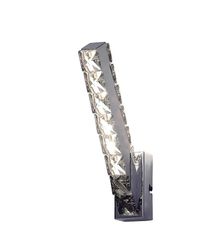 Inspired Lighting Galaxy lodret væglampe 3W LED 4000K poleret krom, krystal