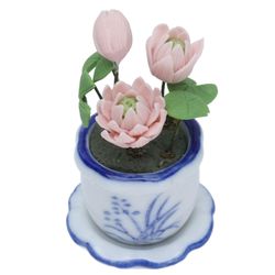 1:12 Nukkekoti ruukkukukka Miniatyyri simuloitu kasvi bonsai-mallin koristelu lasten syntymäpäivälahja
