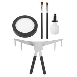 Microblading kulmakarvojen kartoitussarja ruostumattomasta teräksestä valmistettu jousiviivain kartoitusmerkkijono kulmakarvojen tahna meikkityökal...