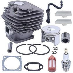 Bluezoo Adefol 46mm sylinterimännän tiivistesarja yhteensopiva Stihl 028 polttoainesuodattimella sytytystulpan äänenvaimentimen tiiviste huippuluok...