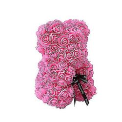 Hmwyv Hmwy-valentinsgave 25 cm rosebjørn bursdagsgave£¬ Minne dag gave Teddy Bearpink