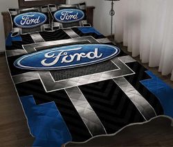 v2172 Lakanat Ford Auto Logo pussilakanasetti Lasten makuuhuone Sisustus Vuodevaatteet Lakanat IU2172 240x260cm 94x102in