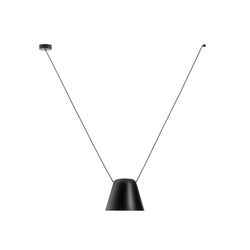 LEDS-C4 Lighting Loft dekorative hængende loft vedhæng mat sort 1x E27 / 75cm x 100cm