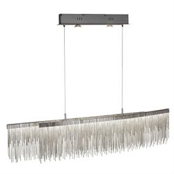 Searchlight Lighting Søgelys Memphis - LED 2 Light Ceiling Pendant Bar Satin Silver