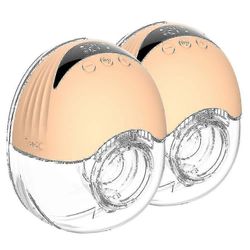 Handsfree-rintapumppu Puettava sähköinen rintapumppu kevyt LED-näytöllä 4 tilaa &; 12 vihreä 2-Pack