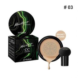 Jaysuing Mushroom Head Air Cushion CC Cream Moisturizing Foundation Concealer Whitening 03 tummanruskea