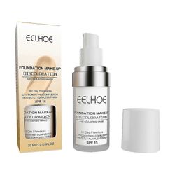 Väriä vaihtava kypsä iho-meikkivoide Kosteuttava vedenpitävä pitkäkestoinen meikkivoide naisille 1kpl