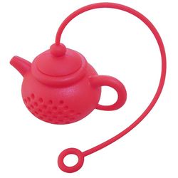 Tea Si Rejse Bærbare og Bære Creative Silikone Tea Maker Tea Set Tilbehør Pink
