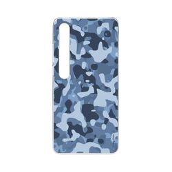 Crazy Kase Skrog til Xiaomi Mi 10 Pro Soft Blue Militær Camouflage