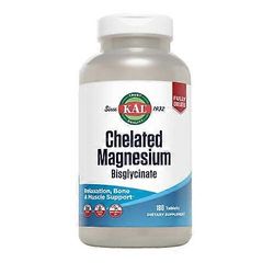 Kal kelatoitu magnesiumbisglysinaatti, 180 määrä (pakkaus 1)