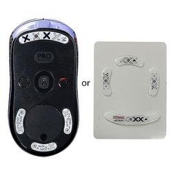 1set Lasiset kaarevat reunat Hiiren jalat Hiiren Luistimet Alusta Logitech GPW GPX -hiirelle Valkoinen G Pro Wireless