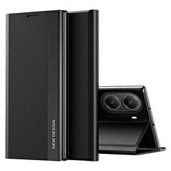 Xiaomi Poco X7 Pro 5G Redmi Turbo 4 5G Kotelo Antidrop Nahkainen Puhelimen Kuori Jalustalla - Musta Monivärinen Black