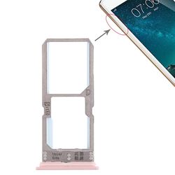 SIM-kortskuff + Micro SD-kortskuff for Vivo Y67 Rose Gold