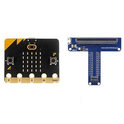 BBC Microbit V2.0 moderkort En introduktion till grafisk programmering i Python programmerbar Lär dig svart