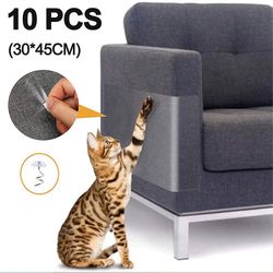 Barsinfi Cat Møbler Beskyttelse Sticker Kat og Hund Pote selvklæbende Mat 10pcs