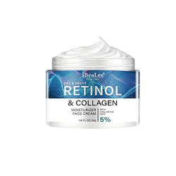 unbrand Retinol Cream for Face Anti-Aging Kosteusvoide, jossa on kollageenia syviin ryppyihin, ihanteellinen naisille ja miehille - Päivä ja yö ikä...