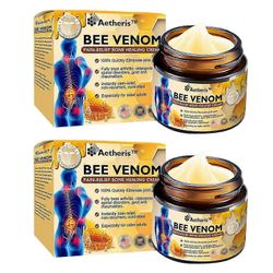 Bee-Venom Advanced Joint Bone Cream Quick Jointen epämukavuutta lievittävä voide ulkoiseen käyttöön 2pcs