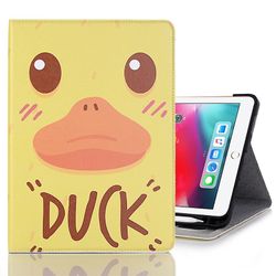 JVY Duck Mønster Vandret Flip læderetui til iPad Pro 11 tommer (2018),med kort slots &holder &wallet &photo frame &pen slot