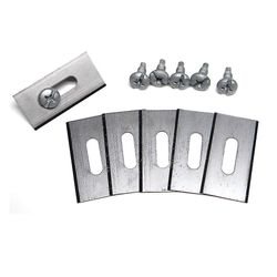 30 Husqvarnan nurmikon terän pakkaus, jossa on kaksinkertainen terävä ruostumattomasta teräksestä valmistettu terä TY