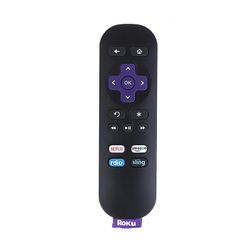 Unbrand Roku1/ 2/ 3/4:n vaihtokaukosäädin hihnan älykkäällä kaukosäätimellä Musta 1 Pc