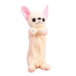 pehmeä eläinkynälaukku kynäpussi suurikapasiteettinen kynäkotelo sarjakuva pehmo koiran kynälaukku takaisin koulutarvikkeisiin Chihuahua