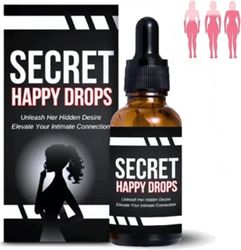 Hemmelige Happy Drops, Pleasure Oral Peak Drops, Happy Hormoner Drops Women & Men, Enhancing Sensitivity Pleasure 1pcs