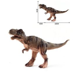 Ebox Dinosaur model legetøj jurassic tyrannosaurus indominus rex triceratops brontosaurus 28 stilarter Browntyrannosaurus