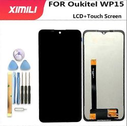 Redkid 6.52" Oukitel WP15 S WP13 LCD-näyttö + kosketusnäyttö 100% testattu LCD-digitointilasipaneelin vaihto Oukitel WP15: lle
