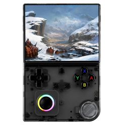 ANBERNIC RG40XXV 4 tuuman IPS-näyttö Bluetooth WiFi kädessä pidettävä pelikonsoli HD-televisioon (32G TF-kortilla Monivärinen Black